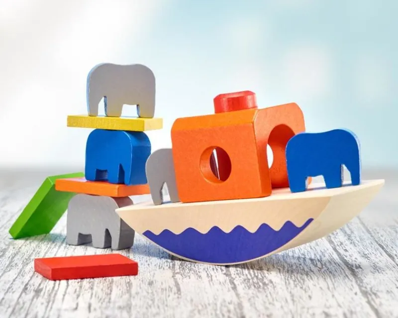 Selecta Juego De Apilar Elefantes - ^ Juguetes Para El Aprendizaje Temprano Y La Motricidad