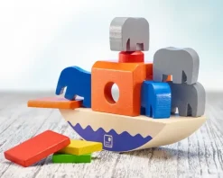 Selecta Juego De Apilar Elefantes - ^ Juguetes Para El Aprendizaje Temprano Y La Motricidad