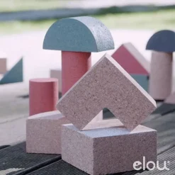Elou Juego De Construcción De 18 Piezas - ^ Bloques De Construcción