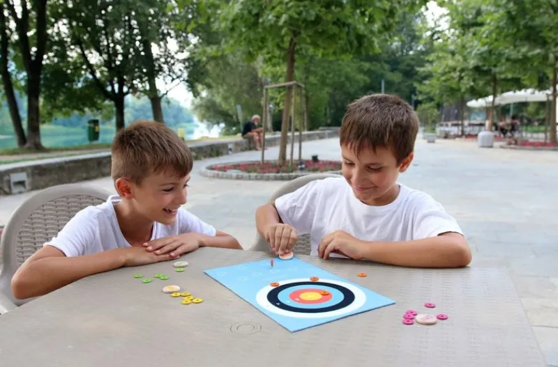Milaniwood Juego De Fichas Tiro Con Arco - ^ Juegos De Habilidad