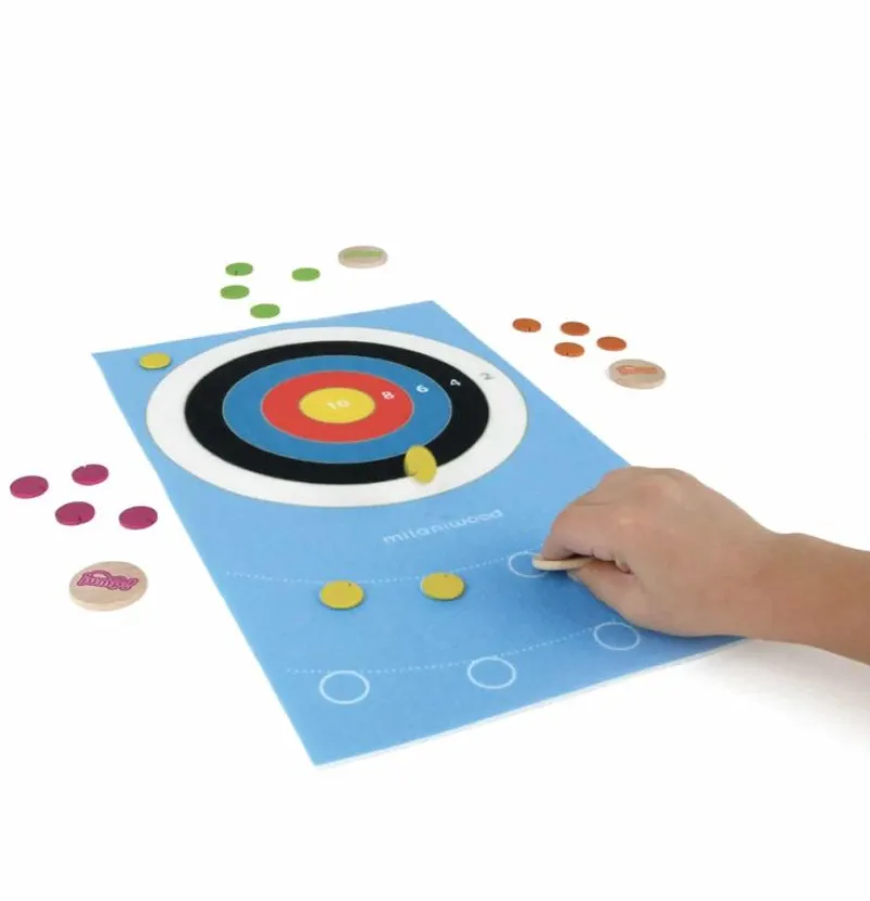 Milaniwood Juego De Fichas Tiro Con Arco - ^ Juegos De Habilidad