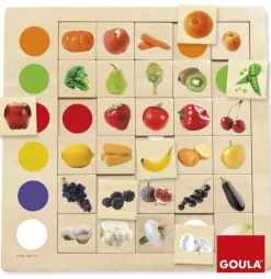Goula Juego De La Association Couleurs Fruits Et Legumes - ^ Juegos Montessori