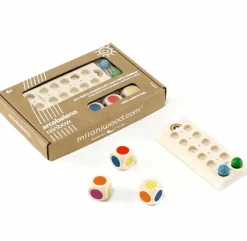 Milaniwood Juego De Madera Arco Iris - ^ Juegos De Mesa