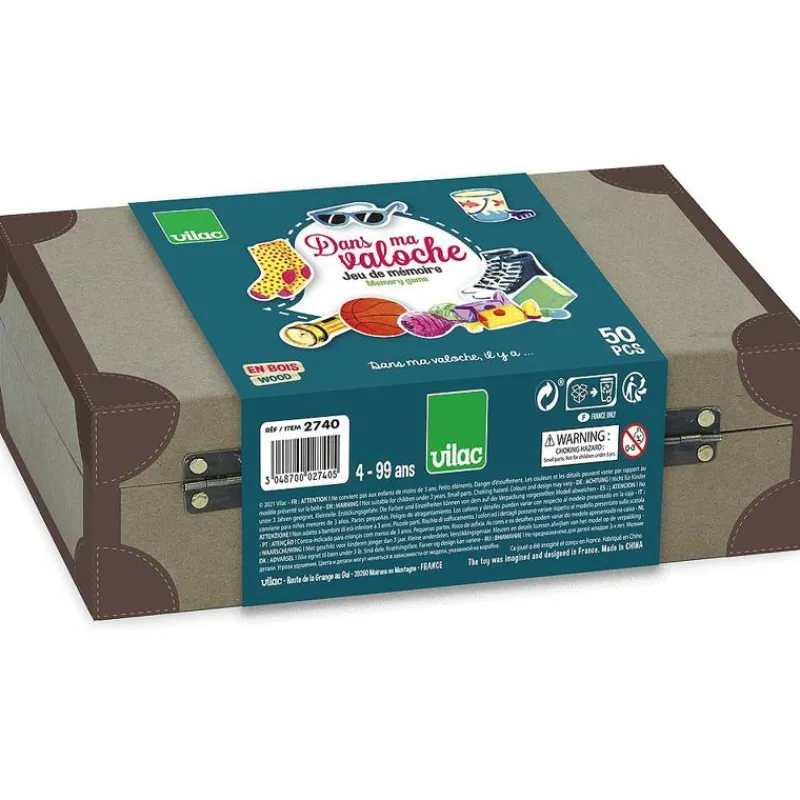 Vilac Juego De Memoria En Mi Maleta - ^ Dominos, Loto Et Memory