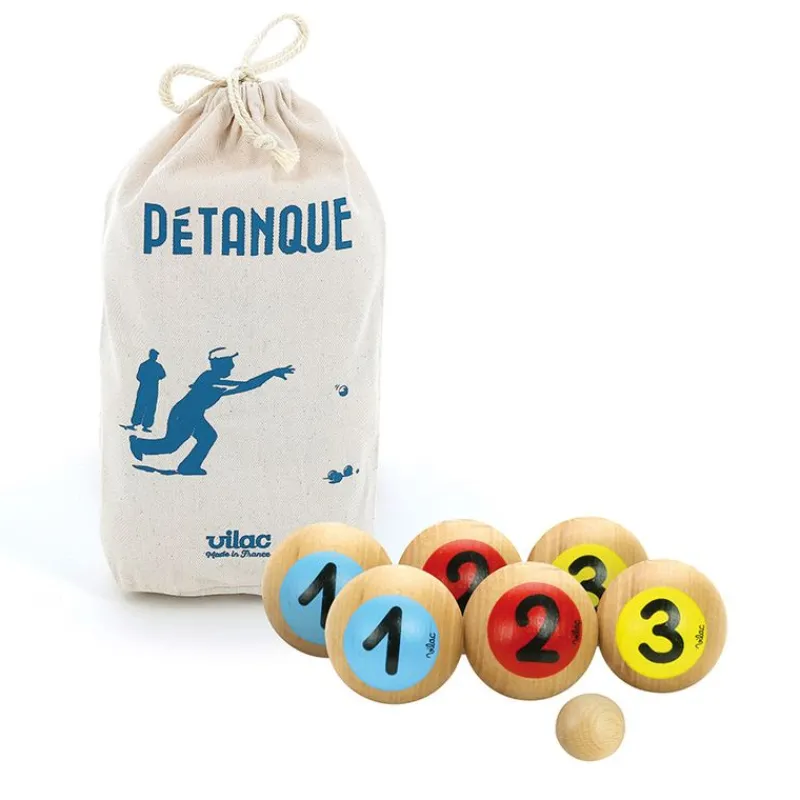 Vilac Juego De Petanca 1, 2, 3 - ^ Bolos, Petanca Y Croquet