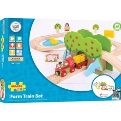Bigjigs Toys Juego De Tren De Granja - ^ Rutas Del Tren Brio