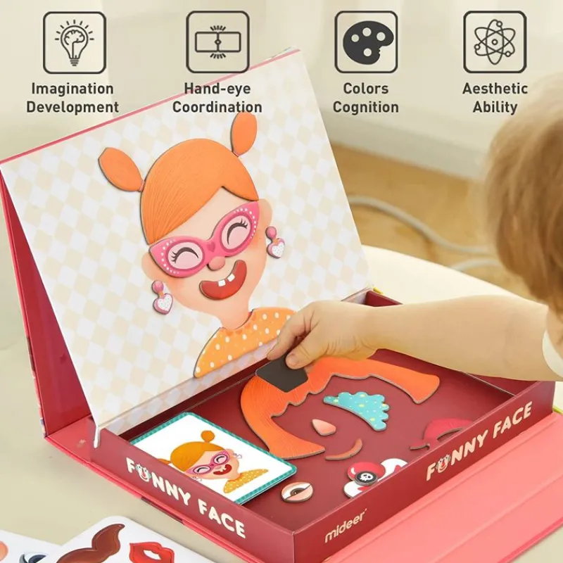 Mideer Juego Magnetico Funny Face - ^ Imanes, Libros Magnéticos Y Juegos Magnéticos