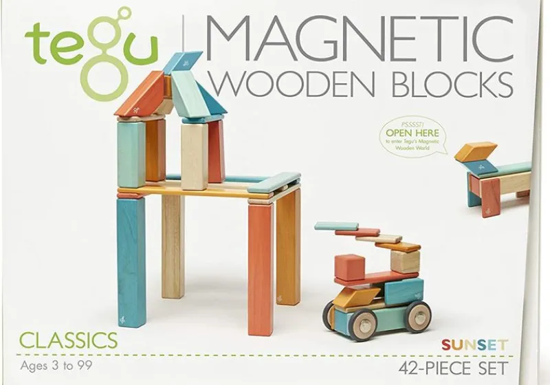 Tegu Juego Sunset De 42 Piezas - ^ Imanes, Libros Magnéticos Y Juegos Magnéticos