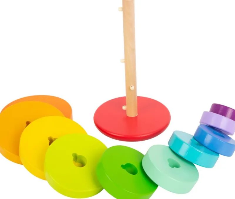 Small foot company Juego Torre Apilable Y Encajable Arcoiris - ^ Bloques Y Juguetes Apilables