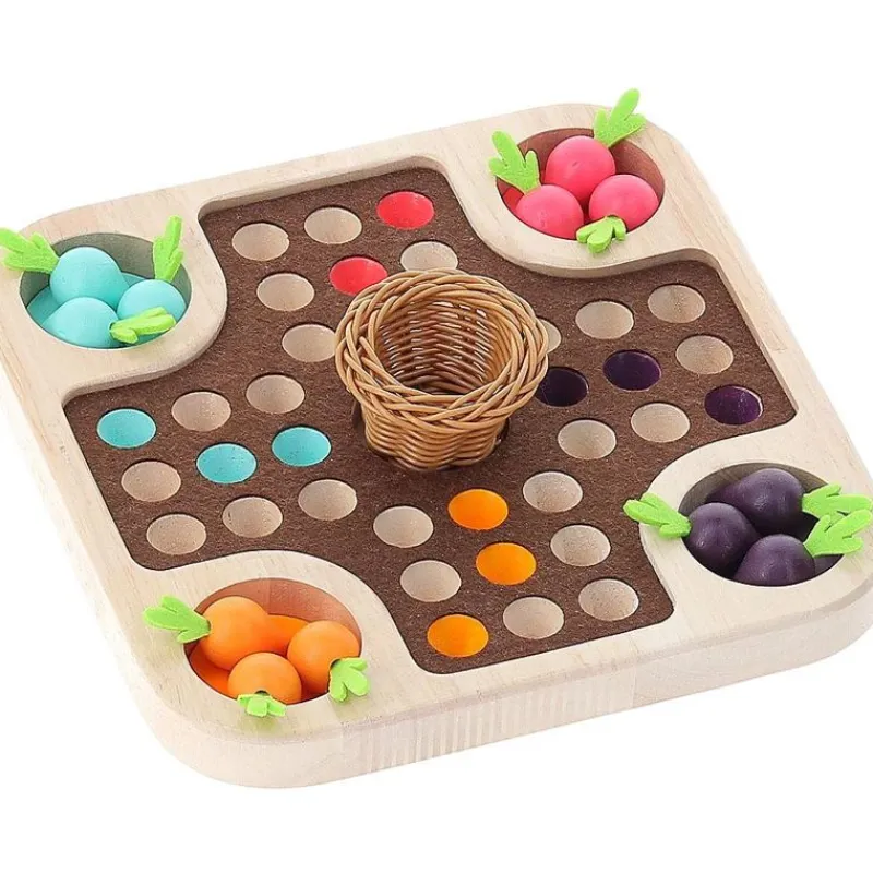 Vilac Juegos De Caballos Pequeños Con Verduras De La Huerta - ^ Juegos De Mesa