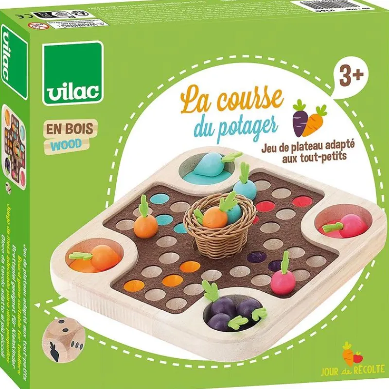 Vilac Juegos De Caballos Pequeños Con Verduras De La Huerta - ^ Juegos De Mesa