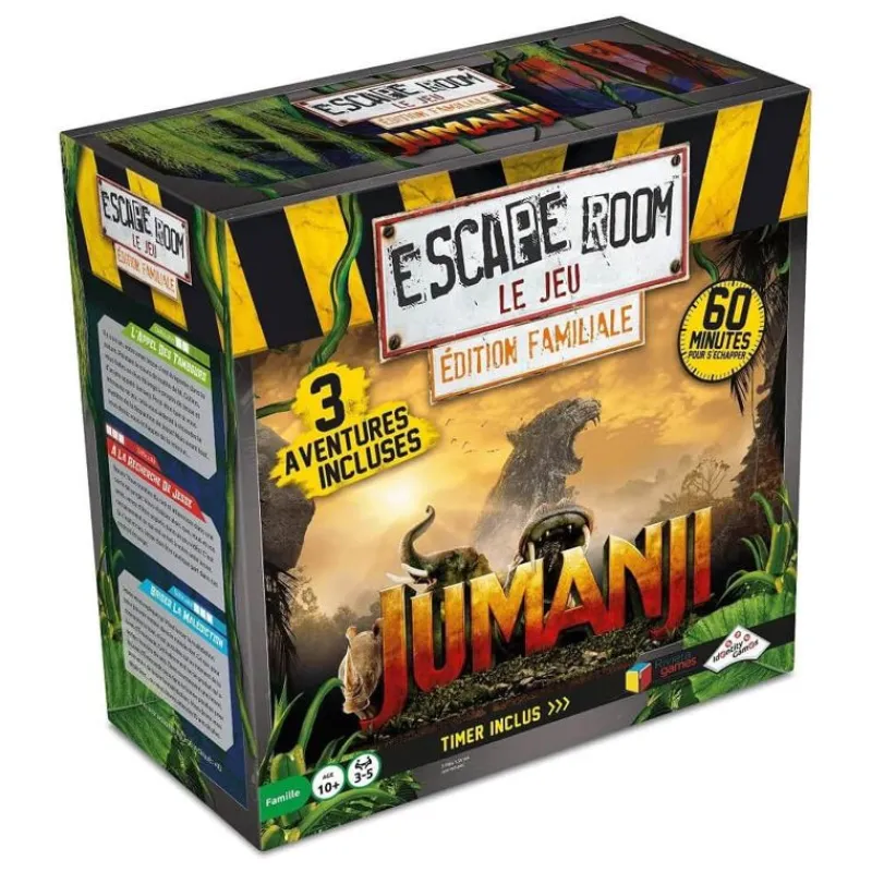 Riviera games Juegos De Escape Jumanji - Caja De 3 Juegos - ^ Puzzles Y Rompecabezas
