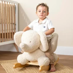 Nattou Juguete Mecedor Teddy El Elefante Crudo - ^ Escalas
