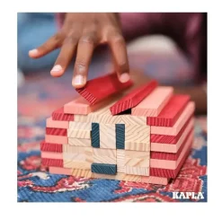 Kapla 120 Barril Azul Rosado Rojo - ^ Tablas De Madera