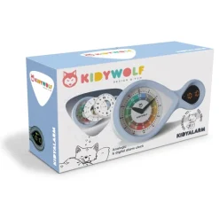 Kidywolf Kidyalarm Reloj Despertador Educativo Azul - ^ Relojes Despertadores, Marcos De Fotos, Medidores De Altura, Espejos...