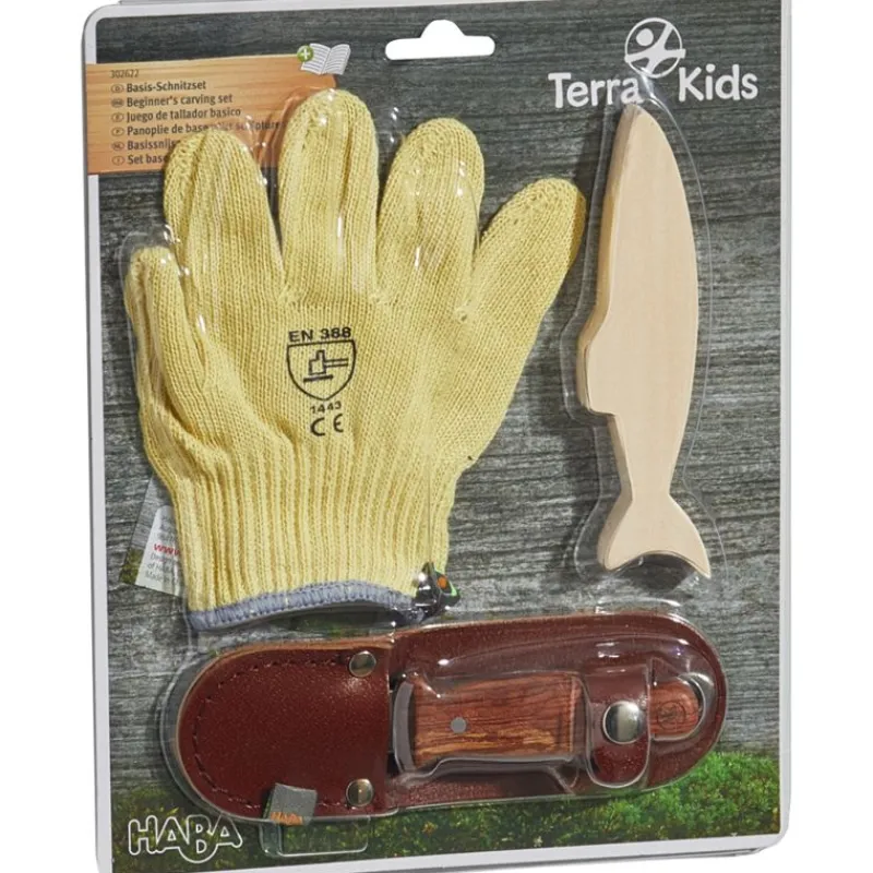 Haba Kit De Escultura En Madera Terra Kids - ^ Juegos De Exterior Y Herramientas De Jardín