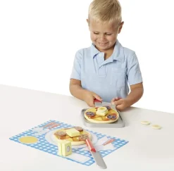 Melissa & Doug Kit De Panqueques De Madera - ^ La Cocina, El Tendero...