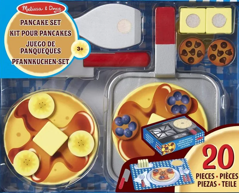 Melissa & Doug Kit De Panqueques De Madera - ^ La Cocina, El Tendero...