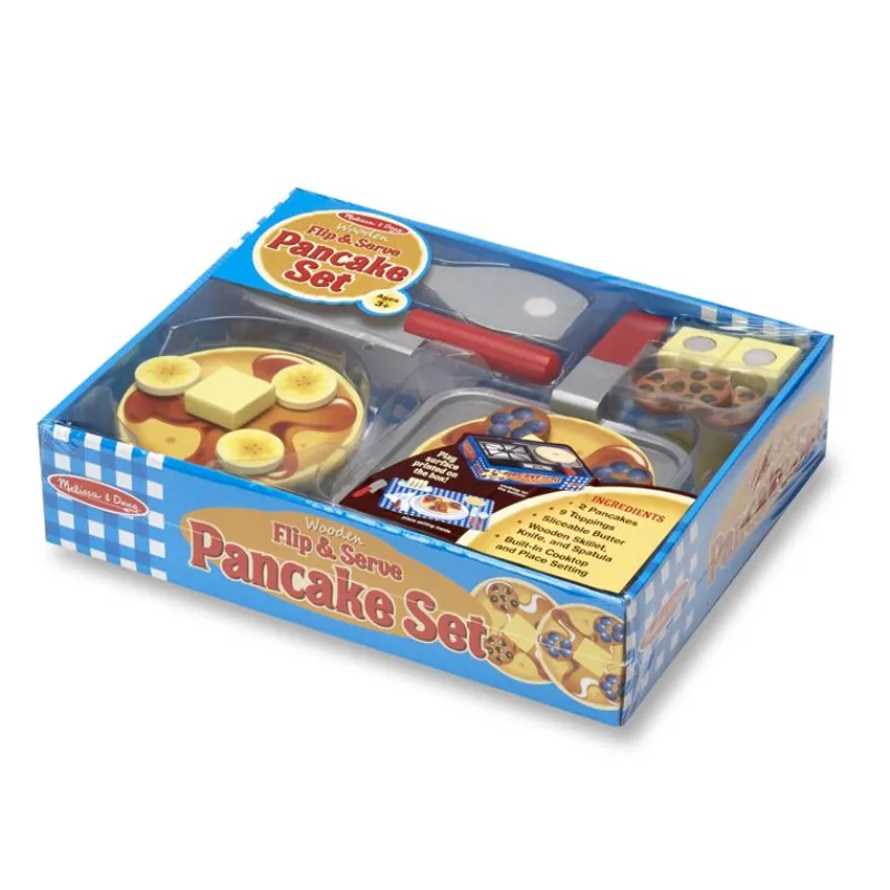 Melissa & Doug Kit De Panqueques De Madera - ^ La Cocina, El Tendero...