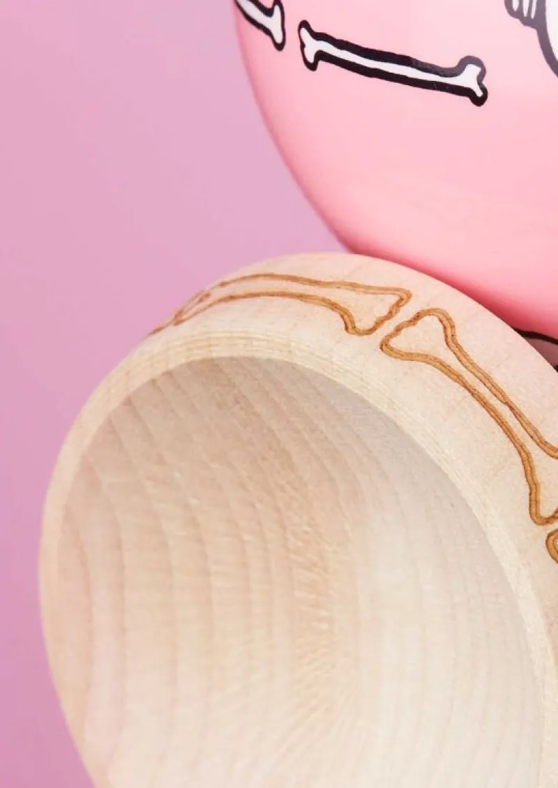 KROM Kendama Jody Bartons Skeletons Pink - ^ Diabolos Y Malabares
