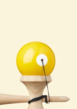 KROM Kendama Pop Lol Amarillo - ^ Diabolos Y Malabares