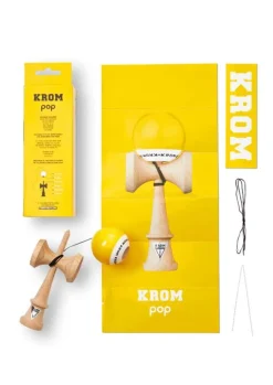 KROM Kendama Pop Lol Amarillo - ^ Diabolos Y Malabares