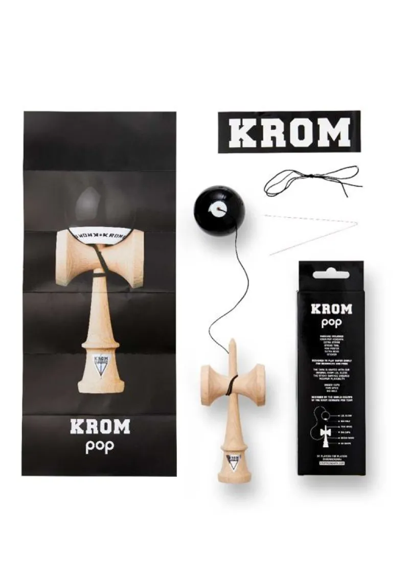KROM Kendama Pop Lol Negro - ^ Diabolos Y Malabares