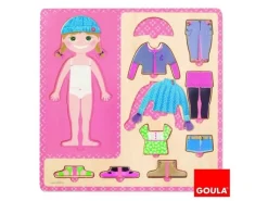 Goula La Chica Del Rompecabezas Y Su Baño - ^ Rompecabezas De 12 Piezas