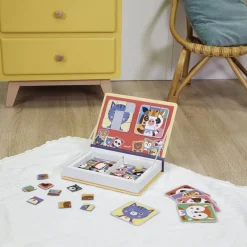 Janod Libro Magneti'S Mix And Match - ^ Imanes, Libros Magnéticos Y Juegos Magnéticos