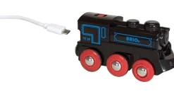 Brio Locomotora Recargable Con Minicable - ^ Locomotoras, Vagones Y Trenes Brio