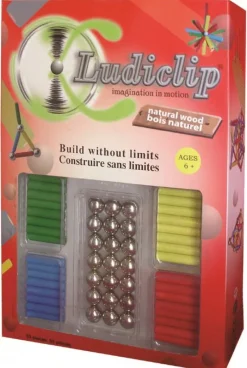 Corknoz Ludiclip Magnetico De Madera Coloreada - ^ Otros Juegos De Construcción