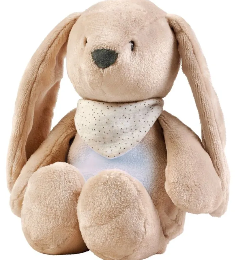 Nattou Luz De Noche De Peluche De Conejo Sleepy - Beige - ^ Linternas Y Lámparas De Noche