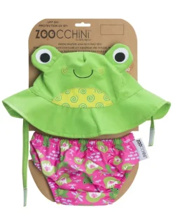 Zoocchini Maillot Y Gorra De Rana (6-12M) - ^ Barcos, Juguetes Para El Agua Y La Playa