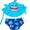 Zoocchini Maillot Y Gorra Shark (12-24M) - ^ Barcos, Juguetes Para El Agua Y La Playa