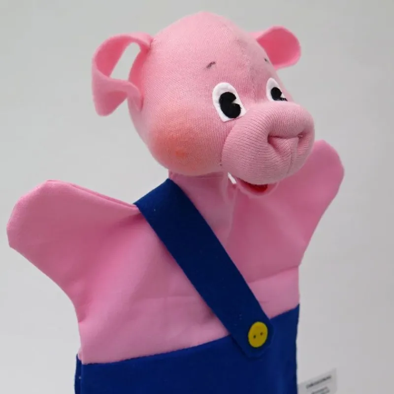 Mu00fa Marioneta Del Cerdito Azul - Mu^ Teatro Y Marionetas