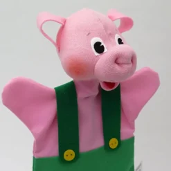 Mu00fa Marioneta Del Cerdito Verde - Mu^ Teatro Y Marionetas