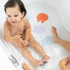Quut Medusas De Baño Antideslizantes Grippi Azul Coral - ^ Juguetes Para El Baño
