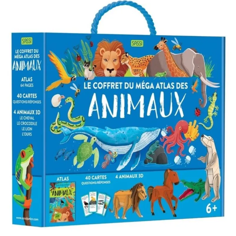 Sassi Junior Mega Atlas De Animales - ^ Libros