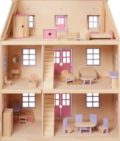 Melissa & Doug Melissa And Doug Casa De Muñecas Amueblada De Madera^ Casas De Muñecas