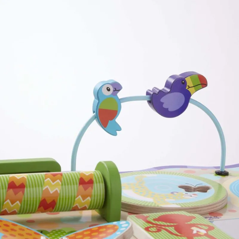 Melissa & Doug Mesa De Actividades En La Selva - ^ Juguetes Para El Aprendizaje Temprano Y La Motricidad