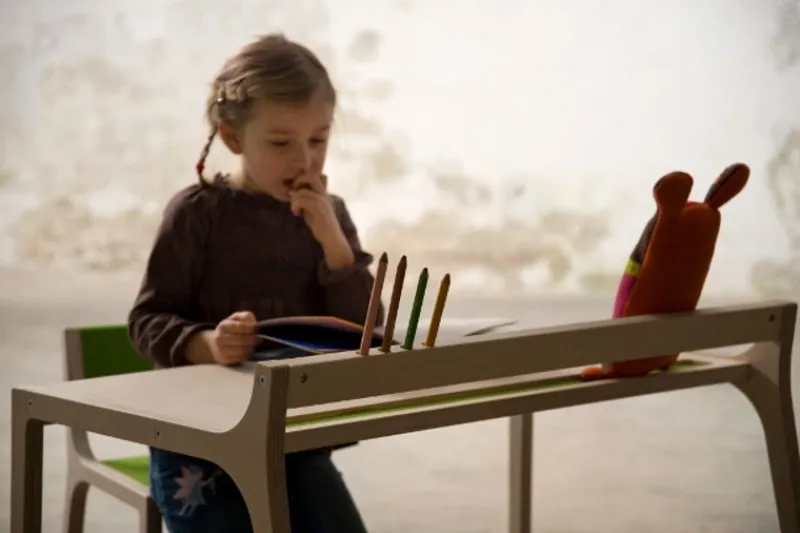 Sirch Mesa De Escritorio Para Niños Sibis Afra - Verde - ^ Escritorios, Mesas Y Sillas