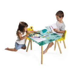 Janod Mesa Y Sillas Infantiles Tropik - ^ Escritorios, Mesas Y Sillas