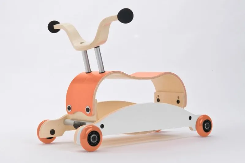 Wishbone Design Studio Mini Flip - Juego De 4 Ruedas - Naranja - ^ Transportistas