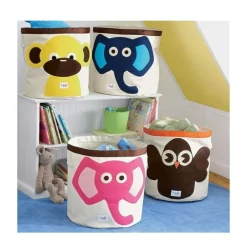 3 Sprouts Mono De Bolsa De Juguete - ^ Cajas De Juguetes Y Muebles De Almacenamiento