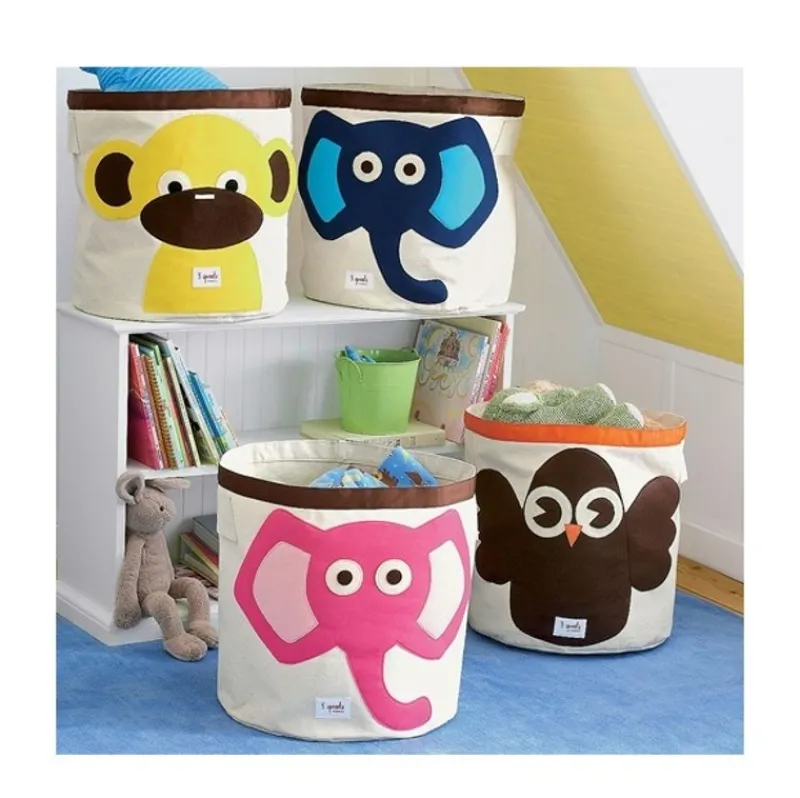 3 Sprouts Mono De Bolsa De Juguete - ^ Cajas De Juguetes Y Muebles De Almacenamiento