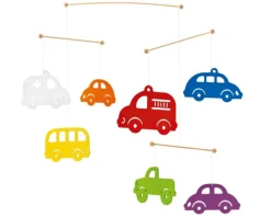 Selecta Movil Los Coches Multicolores - ^ Móviles De Madera