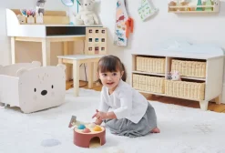 Tender Leaf Toys Mueble De Almacenamiento Infantil Con Cestas De Mimbre - ^ Cajas De Juguetes Y Muebles De Almacenamiento