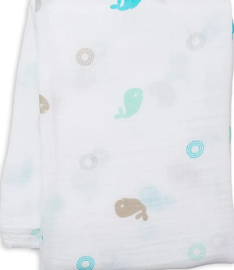 Lulujo Muselina Larga - Baleine - ^ Mantas Y Pañales