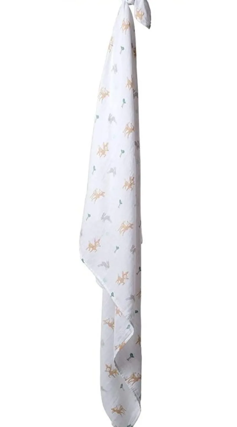 Lulujo Muselina Larga - Petit Fawn - ^ Mantas Y Pañales