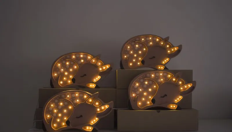 Little Lights Nightlight Fawn Marron Claro - ^ Linternas Y Lámparas De Noche
